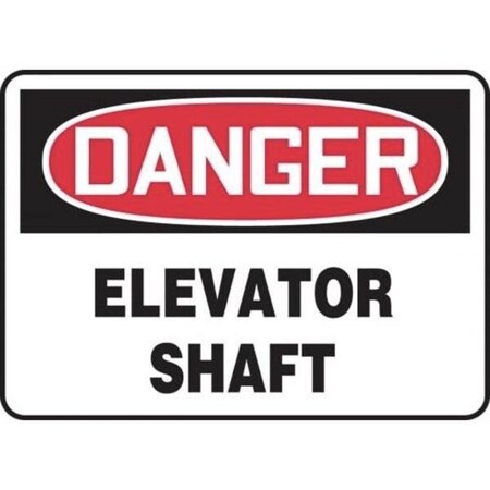 Accuform OSHA DANGER SAFETY SIGN ELEVATOR MCRT019XP MCRT019XP